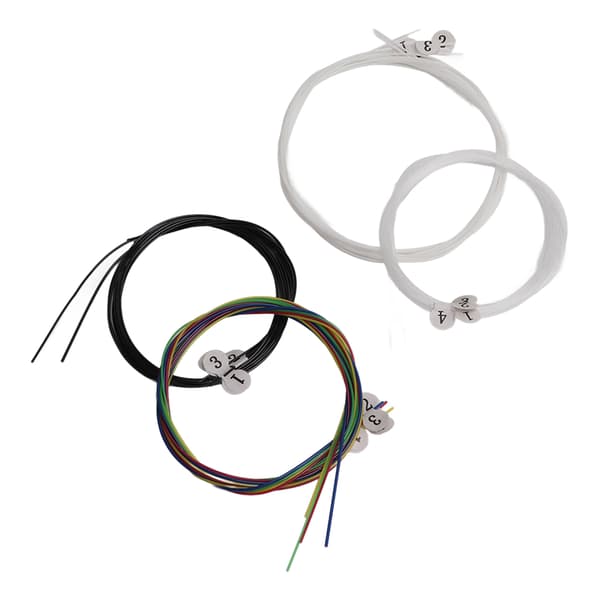 16 stk. Ukulele Multicolor Strenge Universal Nylonstreng Udskiftning til Venner Farvebelægning