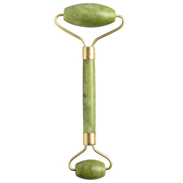 2-i-1 Jade Roller Gua Sha-set för ansiktsmassage, lyft och anti-rynkebehandling