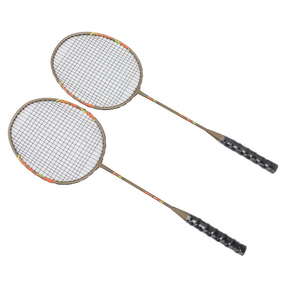 2 stk. Badmintonketsæt Letvægts Jernlegering Et Stykke Badmintonketsjere med Opbevaringspose til Begyndere