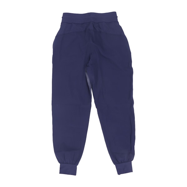 Sportlöparbyxor i polyester, snabbtorkande, andningsbara, med dragsko, träningsbyxor, marinblå, XL