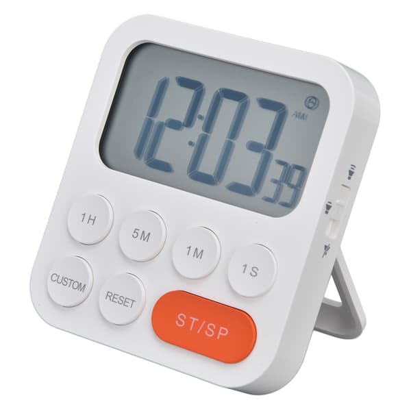 Digital køkkentimer 3 gear justerbar magnetisk nedtællingstimer madlavningsstudietimer til soveværelse