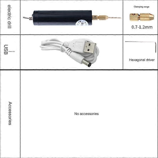 Mikro elektrisk boremaskine Husholdnings elektrisk hulmaskine, lim perle boremaskine, lille elektrisk boremaskine ZD B2