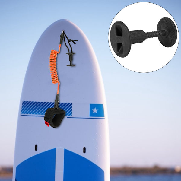 Nylon SUP Surf Board Leash Jalka Rope Plug Surffilaudan lisävaruste