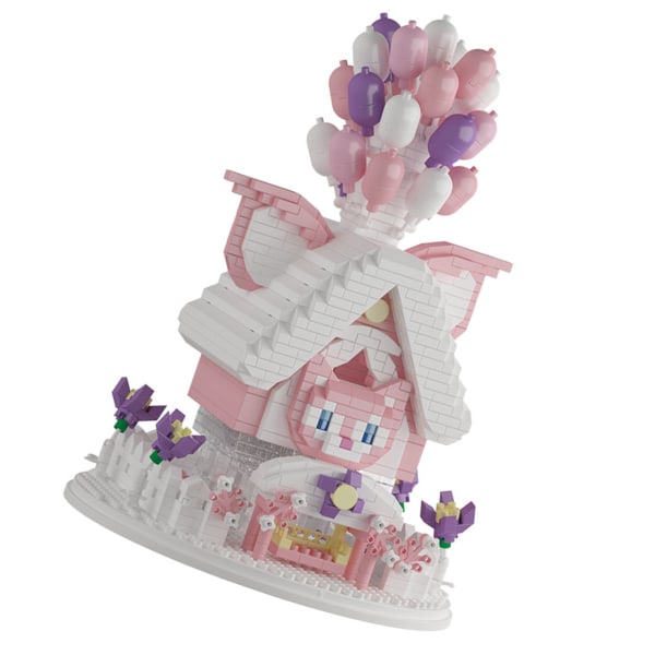 Mikobyggset 3D Miniblock Ballong hus Monteringsspel DIY Pusselblockset för barn 3999 delar Typ 3