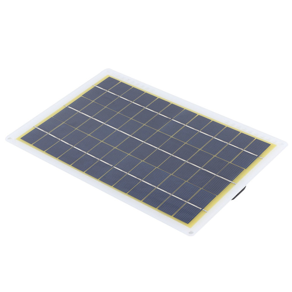 18V 10W Udendørs Solcellepanel Strømpanel Fotovoltaisk Modul Samling til Rejse Camping