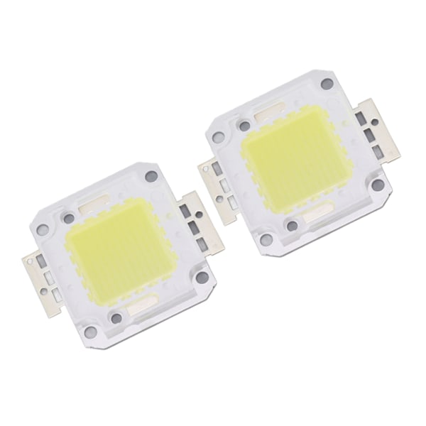 2 stk. 100W COB LED-lyschip 9600LM 6000K LED-lyschip-perler til LED-støbepære 32-36V