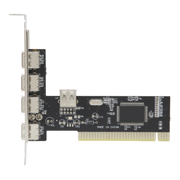 PCI-expansionskort till 4-portar USB2.0 Hub Adapter HighSpeed ​​Converter Universal PC-tillbehör