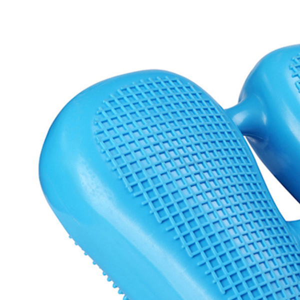Mini multifunktionell uppblåsbar stepmaskin PVC massagepunkt träningskuddebräda för hemgym blå