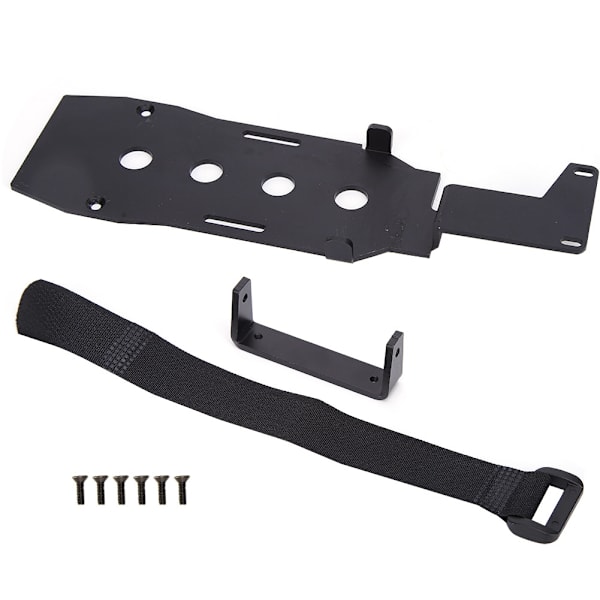 Aluminiumlegering DIY lavt batteri metallbatteriplate for TRAXXAS TRX4 1/10 RC bil