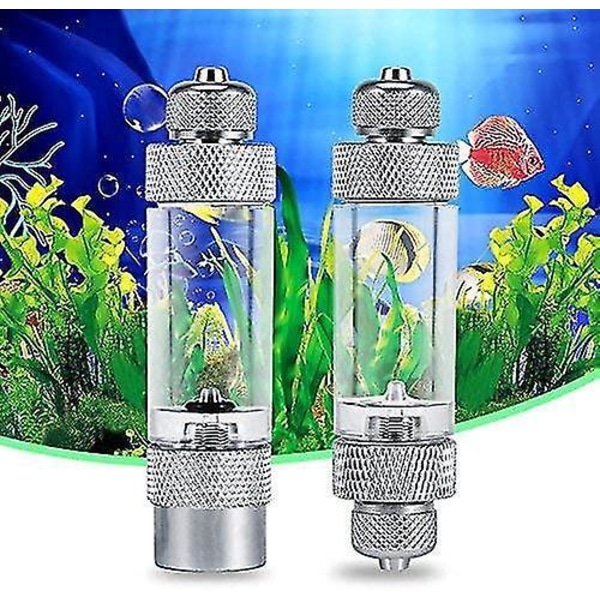 Bubbelräknare, Akvarium Luftpump Tillbehör Fisk Tank Verktyg För Att Mäta CO2-mängd (Enkelt Huvud)