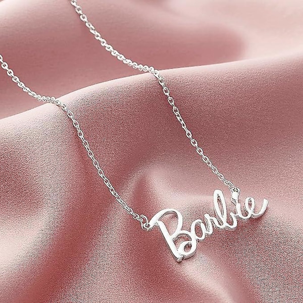 Trendig Barbie-halsband med engelska bokstäver