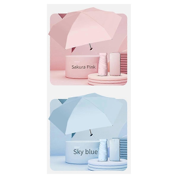 UV-suoja 60 % alennus Mini Ultrakevyt aurinkovarjo violetti