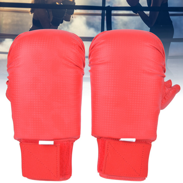 Ett par boxningshandskar Karate handskydd med tumskydd för kampsportsportspelträning