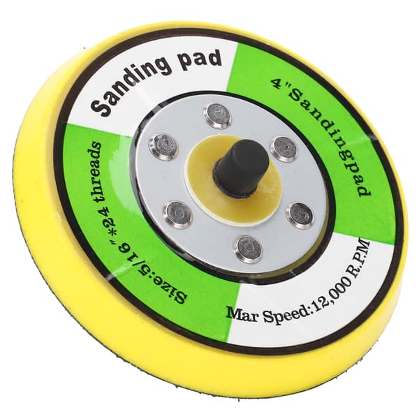 4in Rund Sanderhållare Polerplatta Universal Polermaskin Slipmaskin Bricka Bas