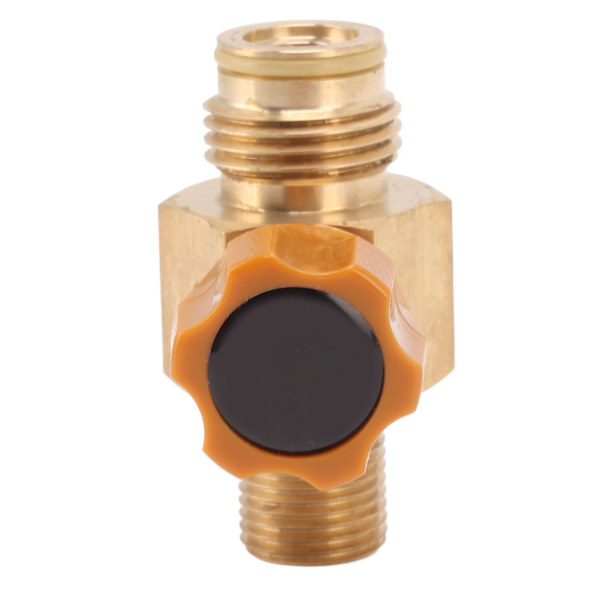 CO2 Tank Refill Valve Messing Korrosionsbeständig 5/8 18unf Hochdruckventil G1/2 14 5000psi