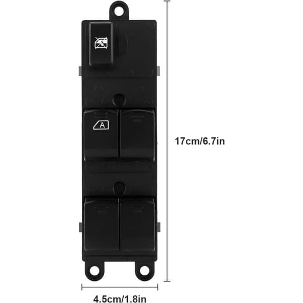 Bilrudeafbrydere, Hovedafbryder til Elruder til Navara D40b Pathfinder Qashqai 2005-2016 25401 EB30B