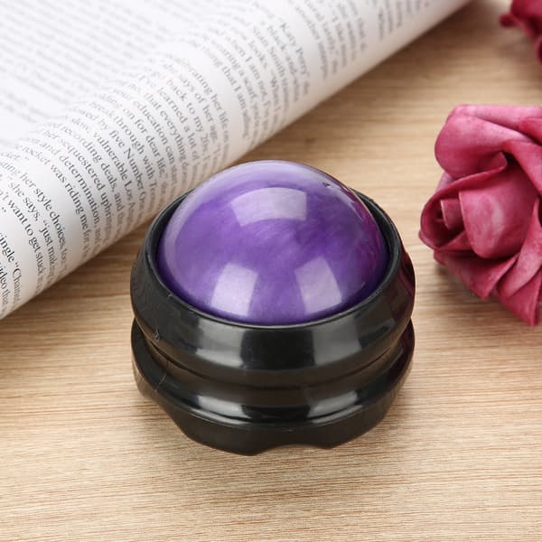 Massage Roller Ball Massager Kroppsterapi Fot Höft Avslappnare Stress Release (Lila)