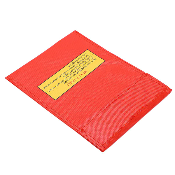 18x23cm RC Lipo Batteripose eksplosjonssikker Liposekk for lading og oppbevaringRød