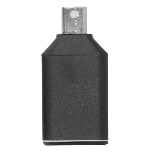 Mini DP til HD Multimedia Interface Adapter 1920x1080 DP Konverter til Computer/Projektor Sort