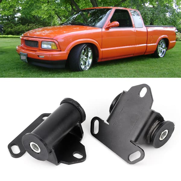 2 stk. motorfestebrakett passer til CHEVROLET S10 1982-2004