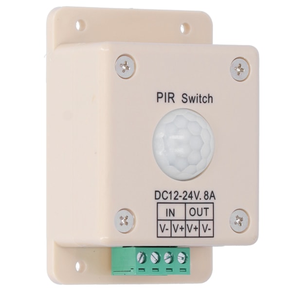 Infraröd Human Body Sensor DC12-24V LED Lamp Controller Automatisk PIR Induktiv Brytare