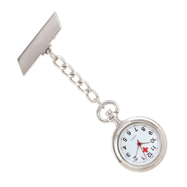 Lapel sjuksköterska Watch Parallelogram Pin Exakt tid Legering Doctor Hängande watch