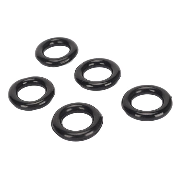 25 st spolkapselgummidäckring flexibel elastisk spolkapselring för ersättning svart