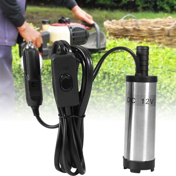 38 mm elektrisk vattenpump i rostfritt stål DC oljeöverföringspump för jordbruksutrustning 12V