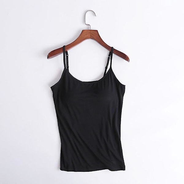 Naisten Slim Fit Toppaava Tank Top Sisäänrakennetulla Rintaliivillä M Vihreä