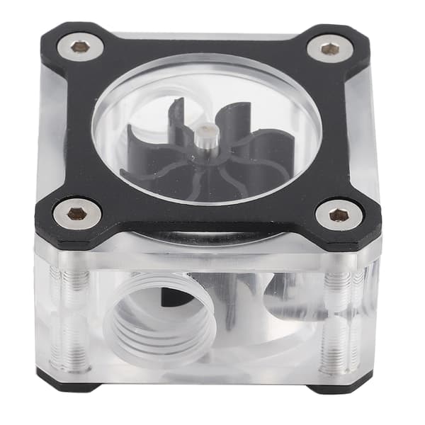 Vandkøling Flow Meter Transparent PMMA Computertilbehør G1/4 Gevind (Noir)