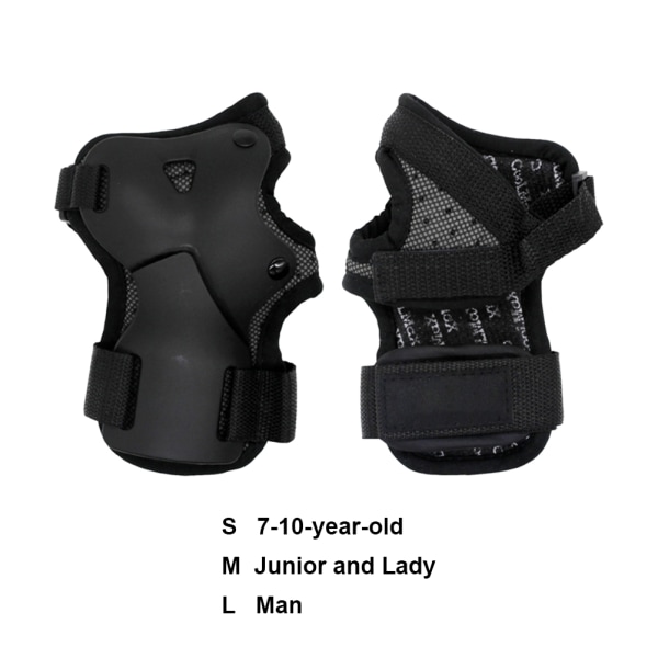 1 par slagtåliga handledsskydd Skyddsutrustning Handledsstöd Handledsstöd för skridskoåkning Skateboard Skidåkning Snowboard