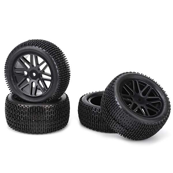 4 kpl Renkaat Renkaat Muokkaus Tarvike Vaihto 85mm Yleismaailmalliseen 1/10 RC AutoonMusta