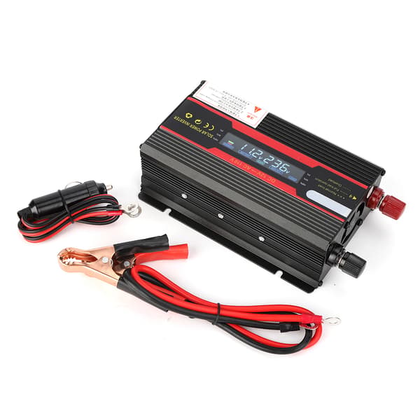 600W Bilströmspänningsomvandlare Transformator 12V till 110V LCD-skärm
