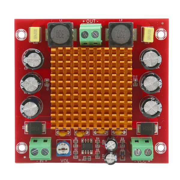 150 W Single Channel Digital Amplifier Board Multi Protection Clear Stereo Sound Power Amplifier Board 12‑26V