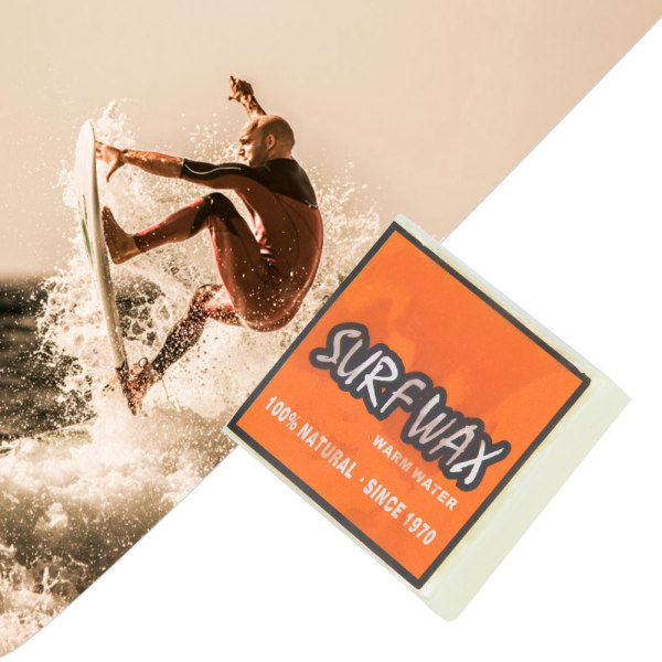 Laadukkaat liukumattomat Surf Wax Surfboard Skimboard Rullalautavahat (oranssi)