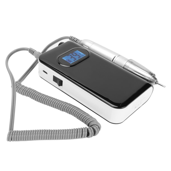 40000 RPM Nagelborrmaskin CW CCW Rotation Värmeavledning Elektrisk spikslipmaskin Svart