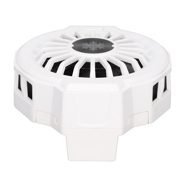 Matkapuhelimen jäähdytin LZF10 Semiconductor Refrigeration Phone Cooling Stand Fan RGB-värikkäällä valolla pelaamiseen (valkoinen perusmalli)