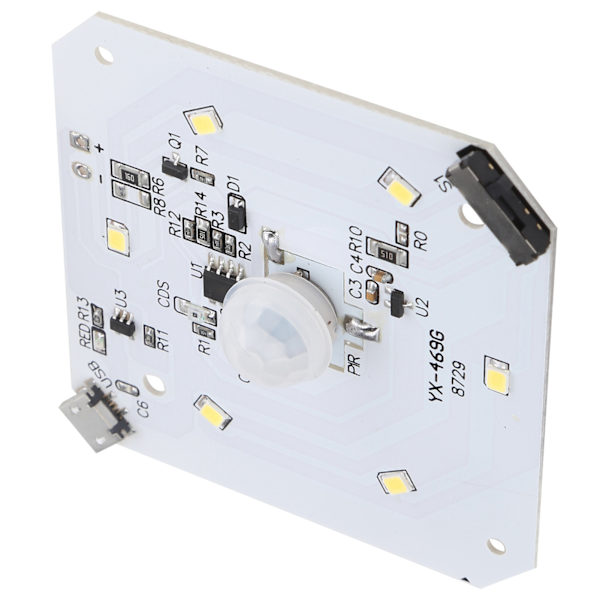 Integrert lampebrettkontroll ABS oppladbar med 2 gir sensor for dekorasjon