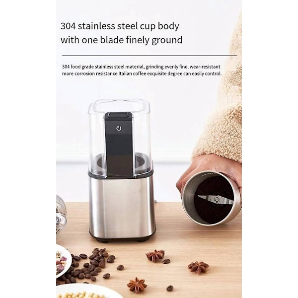 Digital Konisk Burr Kaffekvern - Perfekt for Espresso, Drypp, Håndbrygg, Kaldbrygg, Fransk Presse