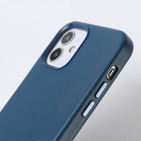 Dww-Bleu Apple Nahkakotelo (iPhone 12 Pro Maxille)