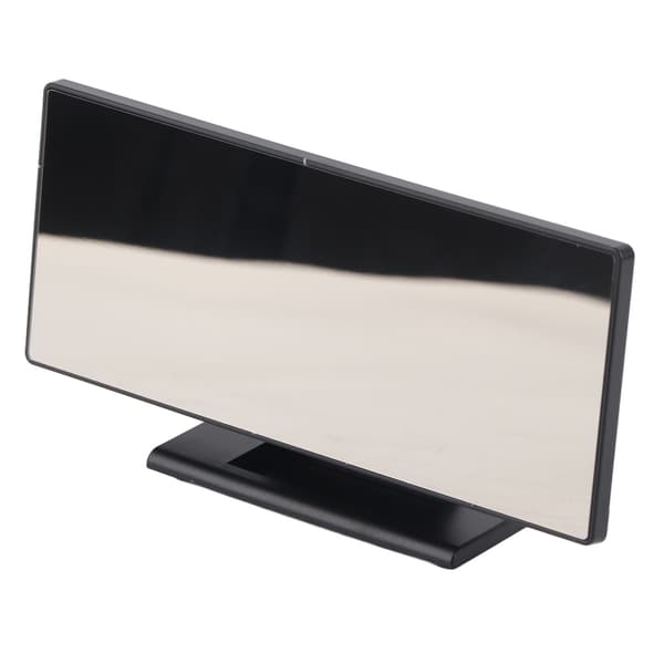 Digital väckarklocka LED lysande temperaturmätfunktion Special spegeldesign elektronisk klocka