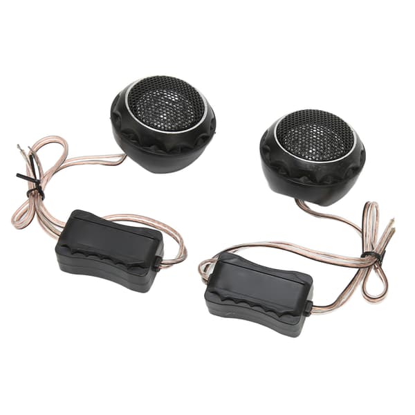 2 st Dome Tweeter 140W Metallisk Järn Högtalare Universal för Billjudsystem