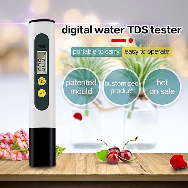 Digital Vandtester 4 i 1 pH EC TDS Temperaturmåler Høj Præcision Pen Type 0,01 Opløsning Perfekt til Hjem og Pool