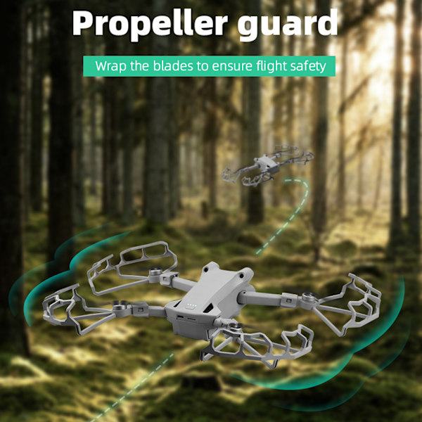 Propellbeskytter kompatibel med Mini 3 Pro 360° propellbeskyttelse flysikkerhet antikollisjonspropellbeskytter dronetilbehør