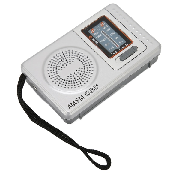 Kannettava radio DSP Chip AM FM-transistoriradio sisäänrakennetulla kaiuttimella kotimatkailun viihdetyöhätätilanteeseen
