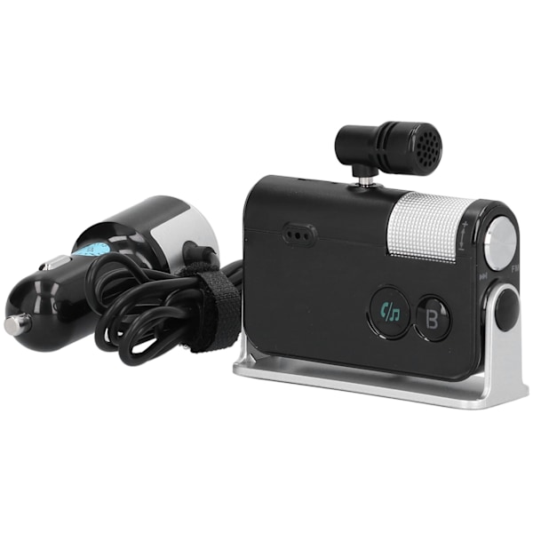 Bil Bluetooth-laddare QC3.0 PD18W USB TypeC-gränssnitt med mikrofon multifunktion