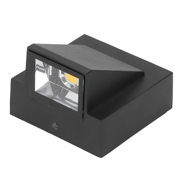 Vägglampa IP67 Vattentät LED Dekorativ Ljus 90‑265V Utomhus Dekor för Trädgård Uteplats Vitt Ljus