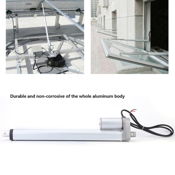 JS TGZ U1 lineær aktuator Elektrisk jævnstrømsmotor 30mm s 300N 12VDC IP45 aktuator(300mm)
