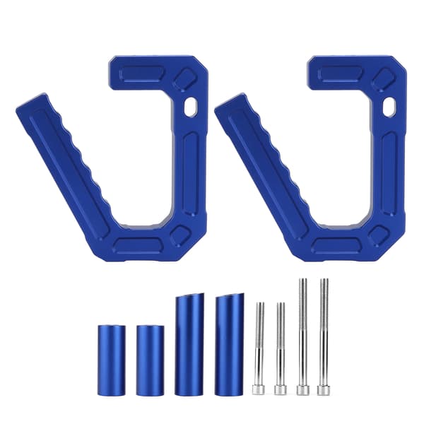 Bilvei Front Grab Håndtak Aluminium Legering Erstatning for Jeep Wrangler JK 2007-2018 Blå
