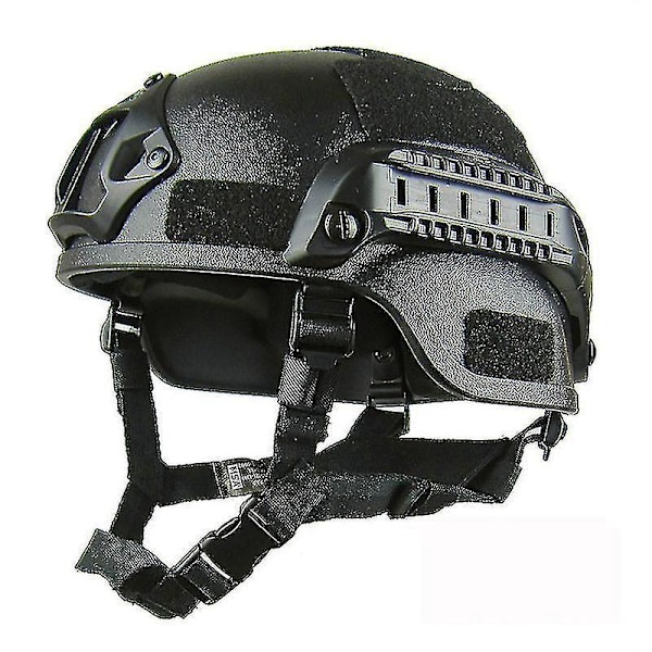 Tactical Black Airsoft Paintball Military Swat Fast Helmet